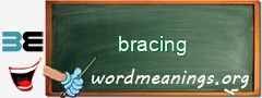 WordMeaning blackboard for bracing